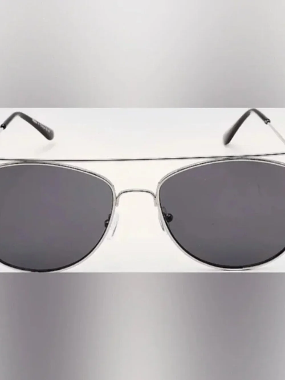 Aldo SIlver  Abstract Aviator Sunglasses